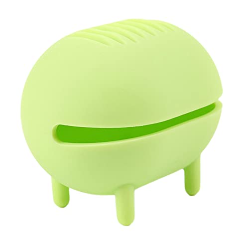 perfeclan Atmungsaktiver Make-up-Schwammhalter, für Frauen Mädchen Puff Drying Make-up Blender Case Hohles Design -Ei-Schwamm-Standbehälter, Grün von Perfeclan