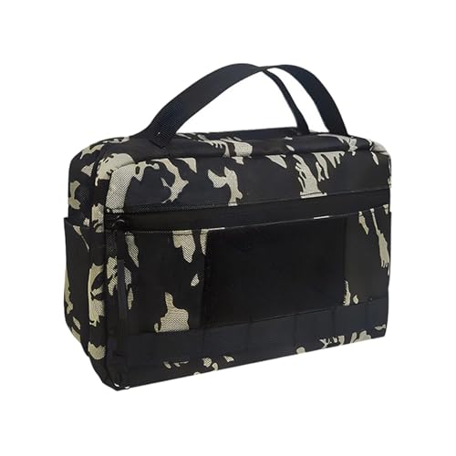 perfeclan Aufbewahrungstasche für Toilettenartikel, Rasiertasche, Mehrzweck-Kosmetiktasche mit doppelten Nylongriffen, Kulturbeutel zum Wandern im Freien, Damen perfeclan Aufbewahrungstasche für Toilettenartikel, Rasiertasche, Mehrzweck-Kosmetiktasche mit doppelten Nylongriffen, Kulturbeutel zum Wandern im Freien, Damen von Perfeclan