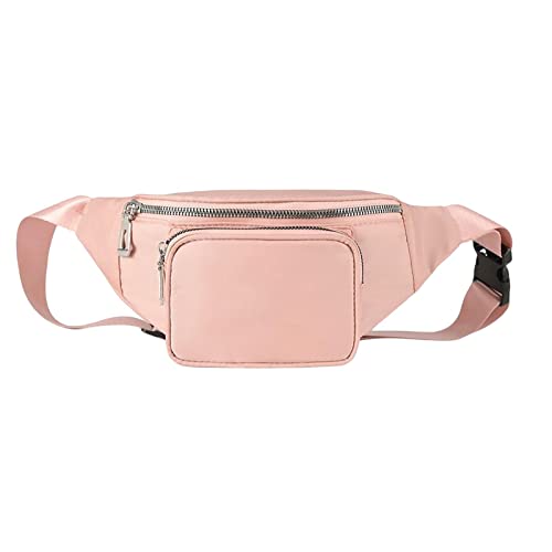 perfeclan Bauchtasche mit Verstellbarem Gurt Hüfttasche Gürteltasche Laufgürtel aus Wasserdichtem Oxford-gewebe DREI Fächer für Damen Und Herren Beim Sport von Perfeclan