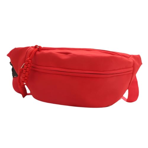 perfeclan Brusttasche Oxford Stoffkreuzbody Tasche für Reisen im Freien Sportbettchen wandern rot von Perfeclan