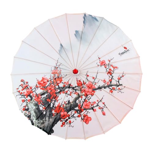 perfeclan Chinesischer Regenschirm aus geöltem Papier, antiker klassischer Tanzschirm für Party, Kostüm, Style D perfeclan Chinesischer Regenschirm aus geöltem Papier, antiker klassischer Tanzschirm für Party, Kostüm, Style D von Perfeclan