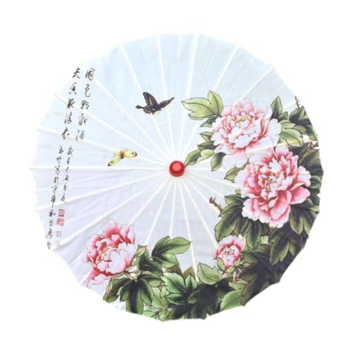 perfeclan Chinesischer Regenschirm aus geöltem Papier, japanischer klassischer Tanzschirm, regenfester orientalischer Sonnenschirm für Cosplay, Urlaub, Style A perfeclan Chinesischer Regenschirm aus geöltem Papier, japanischer klassischer Tanzschirm, regenfester orientalischer Sonnenschirm für Cosplay, Urlaub, Style A von Perfeclan