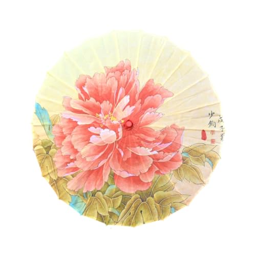 perfeclan Chinesischer Regenschirm aus geöltem Papier, japanischer klassischer Tanzschirm, regenfester orientalischer Sonnenschirm für Cosplay, Urlaub, Style B perfeclan Chinesischer Regenschirm aus geöltem Papier, japanischer klassischer Tanzschirm, regenfester orientalischer Sonnenschirm für Cosplay, Urlaub, Style B von Perfeclan