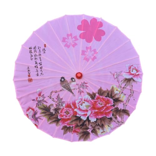 perfeclan Chinesischer Regenschirm aus geöltem Papier, japanischer klassischer Tanzschirm, regenfester orientalischer Sonnenschirm für Cosplay, Urlaub, Style C perfeclan Chinesischer Regenschirm aus geöltem Papier, japanischer klassischer Tanzschirm, regenfester orientalischer Sonnenschirm für Cosplay, Urlaub, Style C von Perfeclan