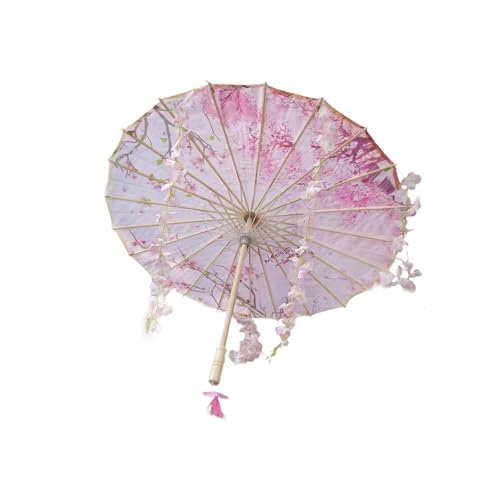 perfeclan Chinesischer japanischer Regenschirm aus geöltem Papier, handgefertigt, 81,3 cm, klassischer Tanzschirm, Rosa Blüte perfeclan Chinesischer japanischer Regenschirm aus geöltem Papier, handgefertigt, 81,3 cm, klassischer Tanzschirm, Rosa Blüte von Perfeclan