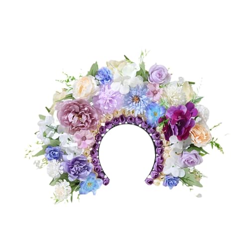 perfeclan DIY künstliche Blumenstirnband -Making -Kit Kopfstücksmittelversorgung Neuheit Materialpaket für Jubiläumsferien Festival Party Party, Lila perfeclan DIY künstliche Blumenstirnband -Making -Kit Kopfstücksmittelversorgung Neuheit Materialpaket für Jubiläumsferien Festival Party Party, Lila von Perfeclan