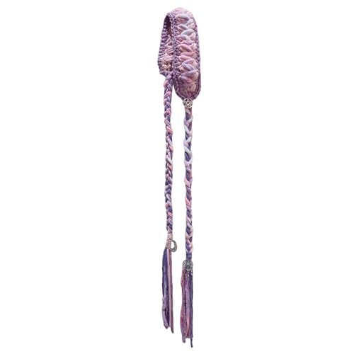 perfeclan Damen Boho Haarband Vintage Accessoires Haar Bandana für Frauen Halloween, Hellviolett perfeclan Damen Boho Haarband Vintage Accessoires Haar Bandana für Frauen Halloween, Hellviolett von Perfeclan