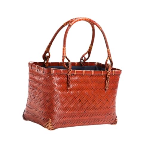 perfeclan Damen-Einkaufstasche, lässige gewebte Tasche für Outdoor-Frühlings-Hochzeits-Reiseabende, Style C von Perfeclan