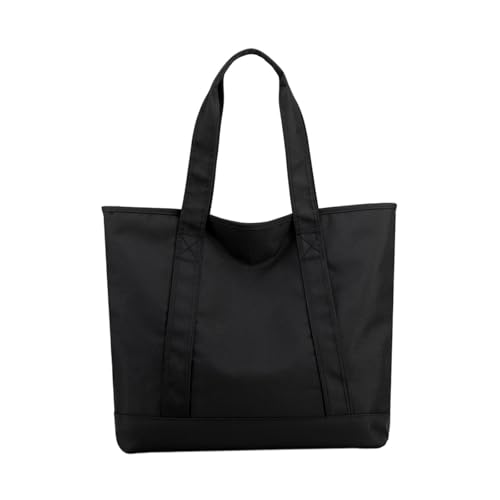 perfeclan Damen-Tragetasche, Schultertasche für Reisen, Urlaub, Party, Outdoor, Arbeiten, Schwarz von Perfeclan