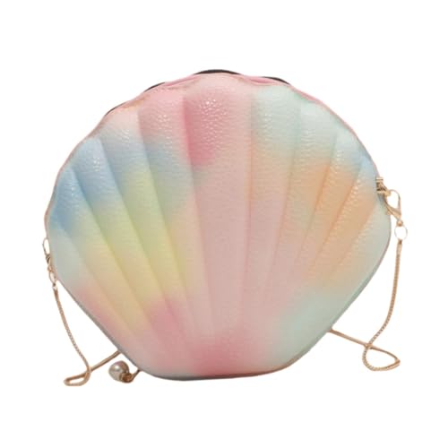 perfeclan Damen-Umhängetasche, Trendige Umhängetasche mit Kette, für Urlaub, Reisen, Outdoor, Frühling, Mehrfarbig von Perfeclan