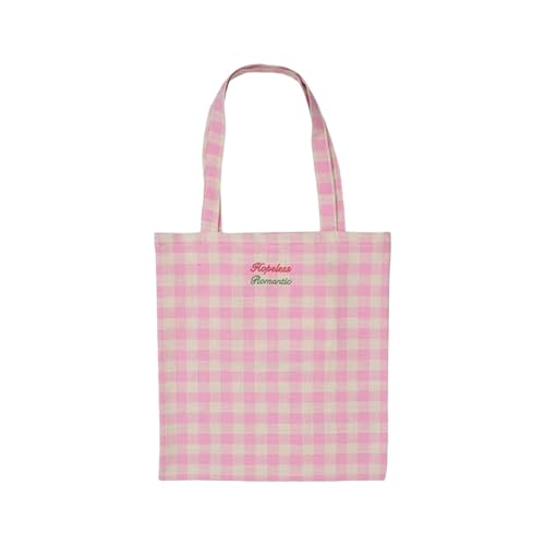 perfeclan Damen Umhängetasche, stilvolle Karierte Tragetasche für Urlaub, Sommer, Party, Frühling, Rosa perfeclan Damen Umhängetasche, stilvolle Karierte Tragetasche für Urlaub, Sommer, Party, Frühling, Rosa von Perfeclan