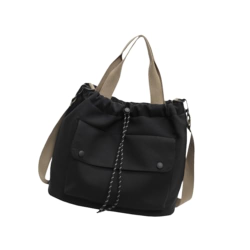 perfeclan Damen-Umhängetasche, stilvolle Umhängetasche für Partys, Reisen, Ausflüge, Büro, Schwarz von Perfeclan