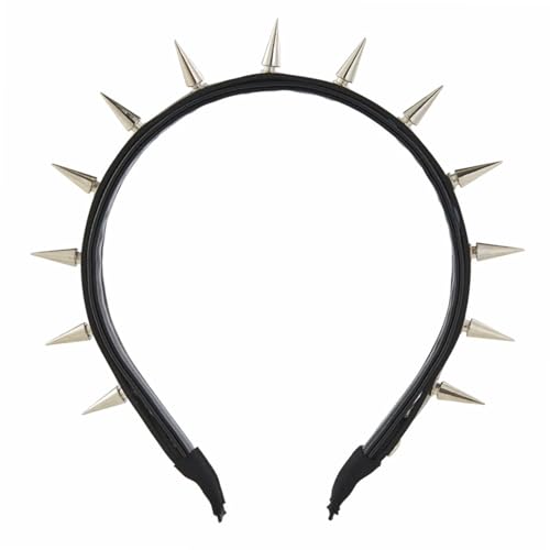 perfeclan Frauen Steampunk Stirnband Leichtes Cosplay Haarband für Party Prom Karneval Geschenke, Schwarz von Perfeclan