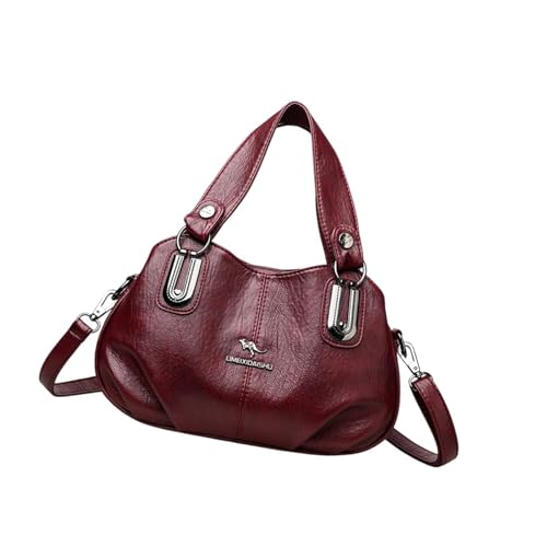 perfeclan Frauen Umhängetaschen Mode PU Ledertasche zum Einkaufen Strand Freizeitreisen von Perfeclan