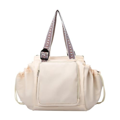 perfeclan Frauen Umhängetaschen Mode -transformierbare Wiegenbeutel zum Pendeln des Außenbereichs im Freien, Cremefarben von Perfeclan