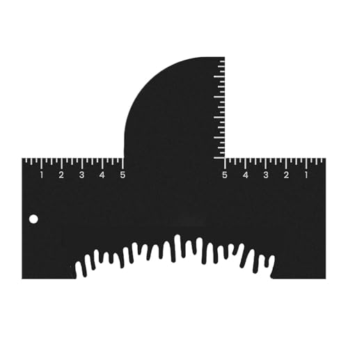 perfeclan Haarlinien-Leitfaden, Haarlinien-Lineal, Styling-Vorlage für Frauen und Männer, multifunktionales Werkzeug zur Haarlinienverbesserung, Leitfaden zur von Perfeclan