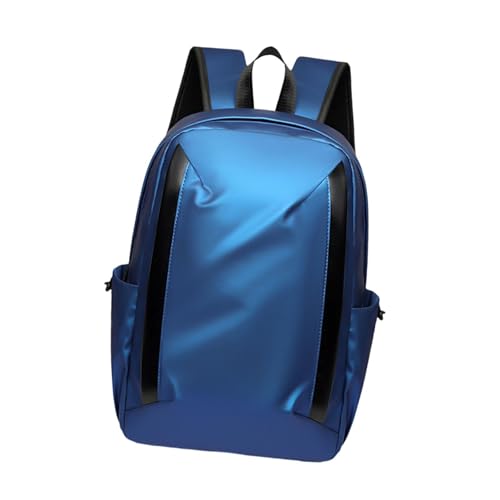 perfeclan Laptop-Rucksack, Außentaschen, Verstellbarer Riemen, tragbarer Reiserucksack für Herren, Blau von Perfeclan