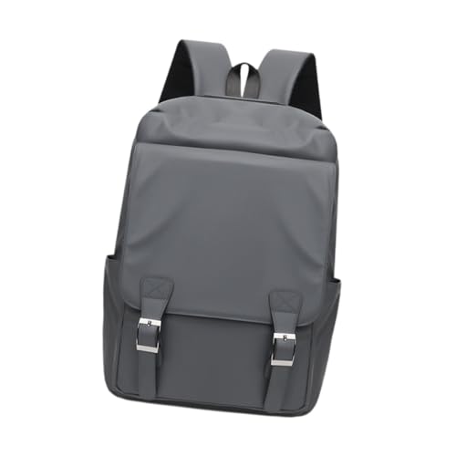 perfeclan Laptop-Rucksack, bequemer Reiserucksack für Herren zum Einkaufen, Rucksackreisen, Grau von Perfeclan