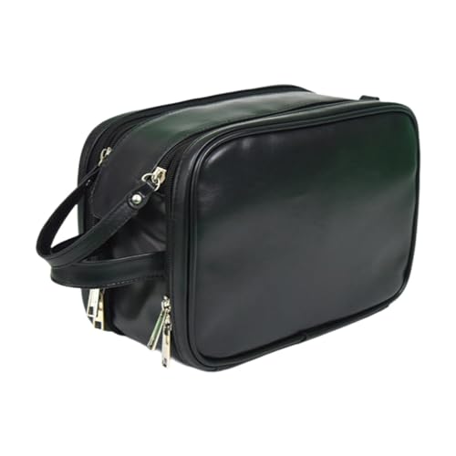 perfeclan Make-up-Organizer-Etui, Make-up-Tasche für Damen mit Haken zum Aufhängen, Kosmetiketui, Kulturbeutel für Lippenstift, Augenbrauenstift, Lidschatten, Schwarz perfeclan Make-up-Organizer-Etui, Make-up-Tasche für Damen mit Haken zum Aufhängen, Kosmetiketui, Kulturbeutel für Lippenstift, Augenbrauenstift, Lidschatten, Schwarz von Perfeclan