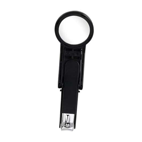 perfeclan Nagelknipser Kein Spritzen für Hartnägel Nägel Trimmer Maniküre Fingernagelschneider Fußnagelknipser für Erwachsene Kinder Senioren, Schwarz von Perfeclan