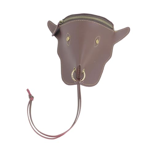 perfeclan Oberschenkel-Hüfttasche, Trendige Retro-Telefon-Geldbörse zum Reiten, Motorradfahren, Sport im Freien, Braun von Perfeclan