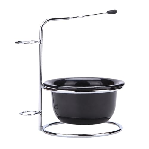 perfeclan Rasierseifenschale aus Edelstahl, Rasierseifenbecher, unzerbrechlich, leicht aufzuschäumen, Rasierbecher, Metallseifenbecherschale für Männer und, Schwarz perfeclan Rasierseifenschale aus Edelstahl, Rasierseifenbecher, unzerbrechlich, leicht aufzuschäumen, Rasierbecher, Metallseifenbecherschale für Männer und, Schwarz von Perfeclan