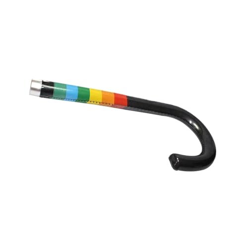 perfeclan Regenschirm J-Griff Regenbogenteile Universal Bequemer 10mm Kreativer Regenschirmgriff Ersatz J-Hakengriff von Perfeclan