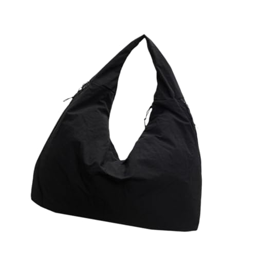 perfeclan Reise-Einkaufstasche, leichte Geldbörse, Damen-Umhängetasche für Reisen, Einkaufen, Outdoor, Schwarz von Perfeclan