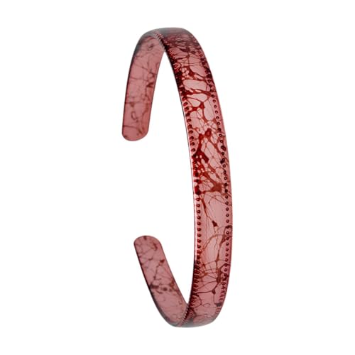 perfeclan Schlichtes Stirnband zum Gesichtswaschen, Haarreif, trendig, schlicht, mit Zähnen, Haar-Accessoires, Style D von Perfeclan