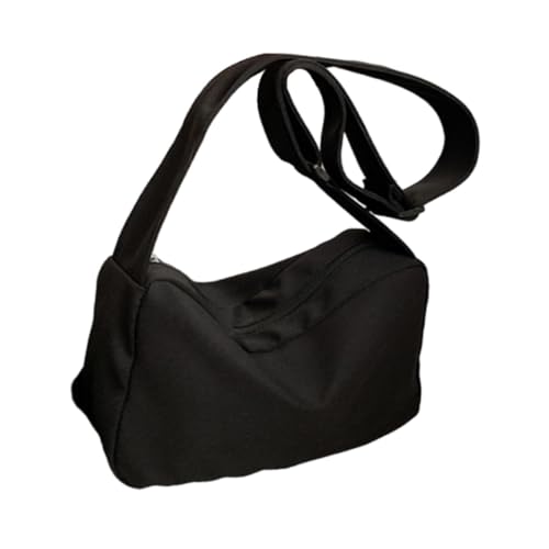 perfeclan Sport-Schultertasche, modische Umhängetasche für Damen, für Training, Fitness, Strand, Geschenk, Schwarz von Perfeclan