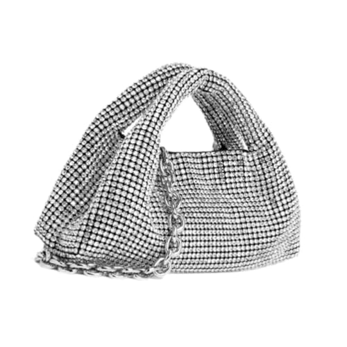 perfeclan Strass Kette Handtasche Modische Damen Schultertasche für Party Sommer von Perfeclan