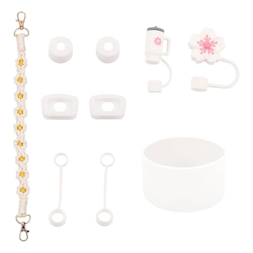 perfeclan Tassen-Zubehör-Set, Schlüsselanhänger, Charms, Dekoration, süßes Tassen-Anhänger-Set, Tassenketten-Set für Outdoor-Aktivitäten, Geldbörse, Andere von Perfeclan