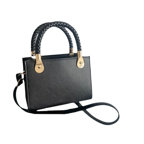 perfeclan Umhängetasche für Damen, einfache Geschenktasche für die Arbeit, Einkaufen, Geburtstag, Outdoor-Reisen, Schwarz von Perfeclan