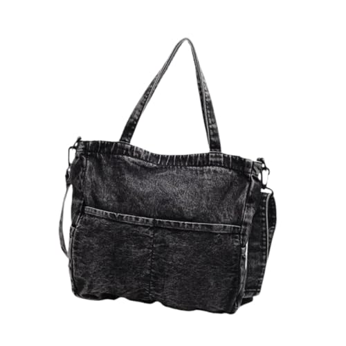 perfeclan Umhängetasche für Damen, stilvolle Umhängetasche für Damen für die Arbeit im Frühling, Schwarz von Perfeclan