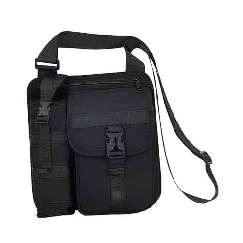 perfeclan Wasserflaschentasche für Herren, Umhängetasche für den Alltag, Radfahren, Wandern, Camping, Workout, Schwarz von Perfeclan