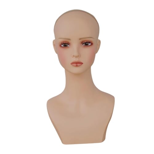 perfeclan Weiblicher Mannequinkopf, Perückenhalter, modisches multifunktionales Puppenkopf-Büsten-Perücken-Displaymodell für Einkaufszentren, Friseursalons, Style B perfeclan Weiblicher Mannequinkopf, Perückenhalter, modisches multifunktionales Puppenkopf-Büsten-Perücken-Displaymodell für Einkaufszentren, Friseursalons, Style B von Perfeclan