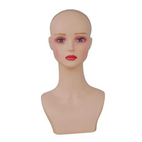 perfeclan Weiblicher Mannequinkopf, Perückenhalter, modisches multifunktionales Puppenkopf-Büsten-Perücken-Displaymodell für Einkaufszentren, Friseursalons, Style C perfeclan Weiblicher Mannequinkopf, Perückenhalter, modisches multifunktionales Puppenkopf-Büsten-Perücken-Displaymodell für Einkaufszentren, Friseursalons, Style C von Perfeclan
