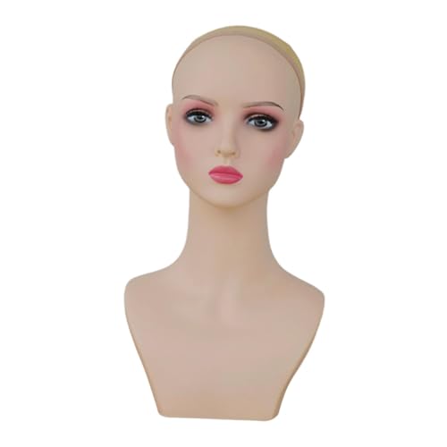 perfeclan Weiblicher Mannequinkopf, Perückenhalter, modisches multifunktionales Puppenkopf-Büsten-Perücken-Displaymodell für Einkaufszentren, Friseursalons, Style D perfeclan Weiblicher Mannequinkopf, Perückenhalter, modisches multifunktionales Puppenkopf-Büsten-Perücken-Displaymodell für Einkaufszentren, Friseursalons, Style D von Perfeclan