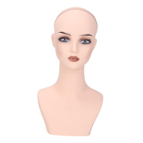 perfeclan Weiblicher Mannequinkopf, Perückenhalter, modisches multifunktionales Puppenkopf-Büsten-Perücken-Displaymodell für Einkaufszentren, Friseursalons, Style I perfeclan Weiblicher Mannequinkopf, Perückenhalter, modisches multifunktionales Puppenkopf-Büsten-Perücken-Displaymodell für Einkaufszentren, Friseursalons, Style I von Perfeclan