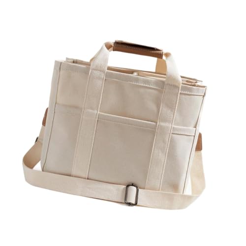 perfeclan Women Canvas -Einkaufstasche Freizeit Damen Einkaufstasche für Strandreisen Arbeiten Dating von Perfeclan