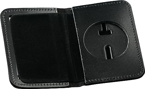 Passgenaue runde US Marshal Bifold Wallet Badge und ID Case (5,4 cm runder versenkter Ausschnitt, Ausschnitt PF281) von Perfect Fit Shield Wallets