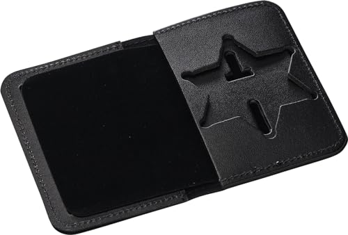 Perfect Fit Shield Wallets Los Angeles Sheriff-Abzeichen und Ausweishülle (Ausschnitt PF622), Ausweishalter, schwarz, Ausweishalter von Perfect Fit Shield Wallets