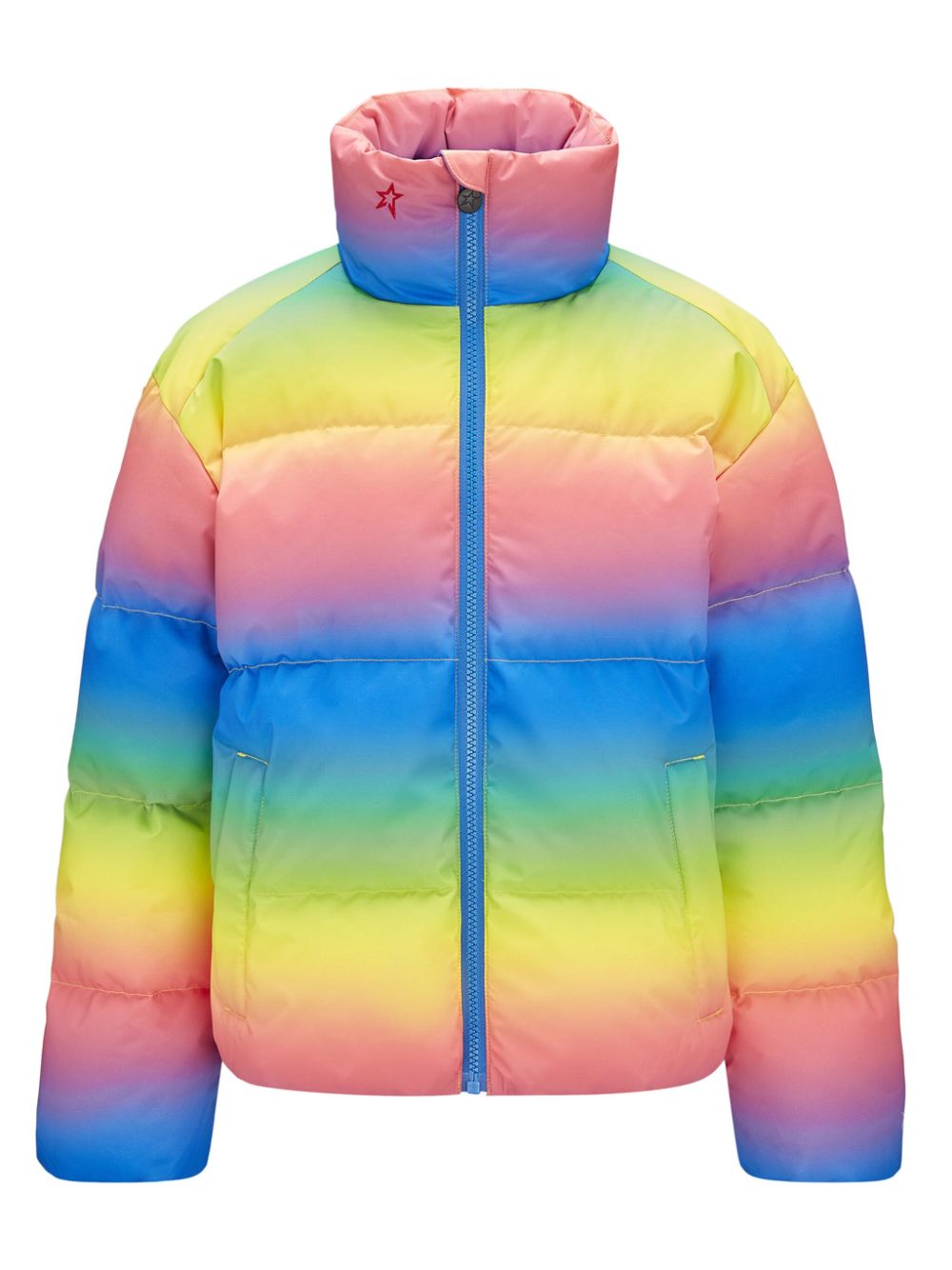 Perfect Moment Kids Gesteppte Nuuk Skijacke mit Farbverlauf - Blau von Perfect Moment Kids