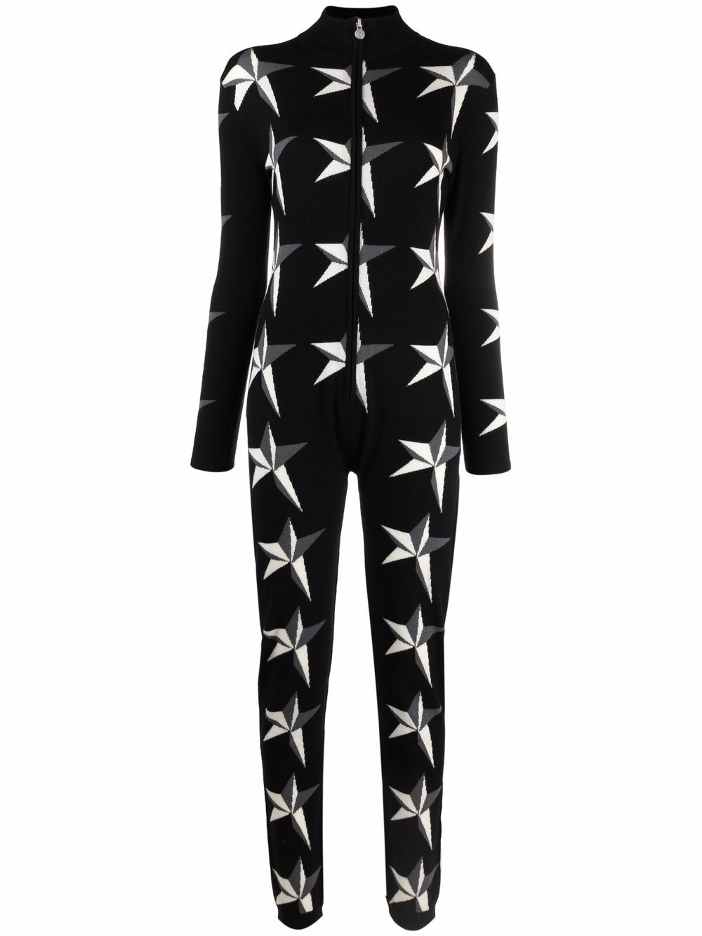 Perfect Moment Jumpsuit mit Stern-Intarsie - Schwarz von Perfect Moment