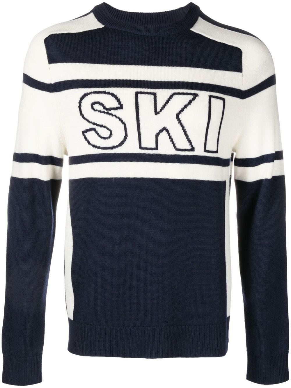 Perfect Moment "Pullover mit ""Ski""-Intarsie" - Blau von Perfect Moment