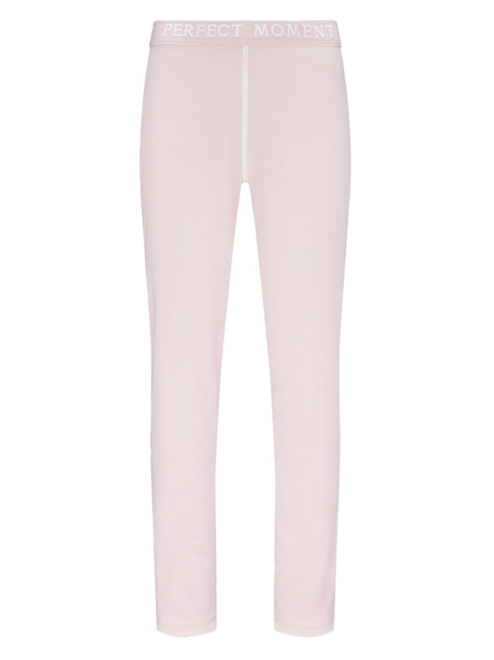 Perfect Moment Kids Thermal Skileggings mit Logo-Bund - Rosa von Perfect Moment Kids