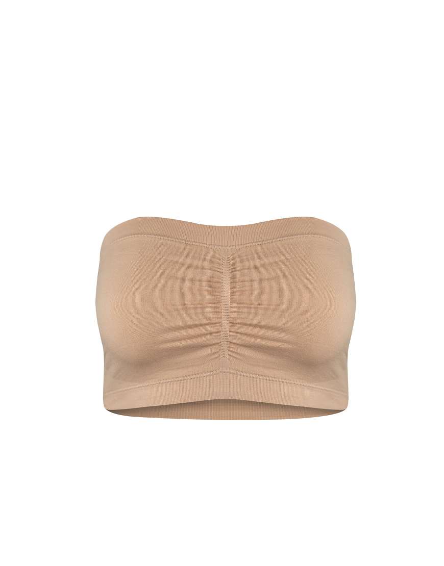 Perfect Secrets - Trägerloser BH in Cappuccino-Neutral von Perfect Secrets