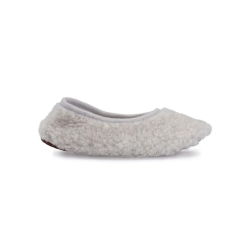 Perfect Wool Merino-Woll-Ballerinas – Hausschuhe aus 100% Schafwolle – Unisex – Grau – Atmungsaktiv & Leicht – Woll Hausschuhe Damen und Herren - Hausschuhe Wolle Herren – Größe 45/46 von Perfect Wool