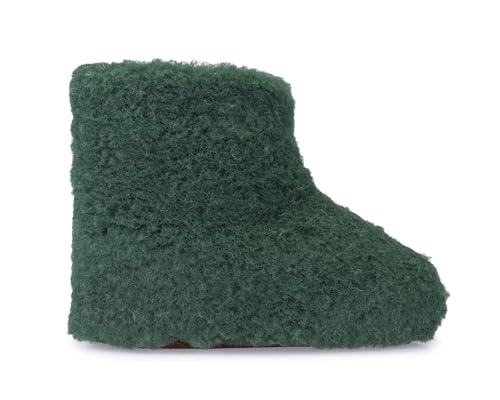 Perfect Wool - Merino Wolle Hüttenschuhe - Hausschuhe Damen und Herren - Rutschfeste Sohle aus Leder - Warme Pantoffeln aus natürlicher Wolle für Winter und Herbst - Größe 37/38 von Perfect Wool