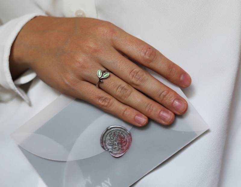 Silberkette Geburtsstein Ring Valentinstag Mondstein Handgemacht Ringe Angst Brautjungfern Geschenke Beste Freundin Geschenk Silberling Schmuck von PerfectPresentStore